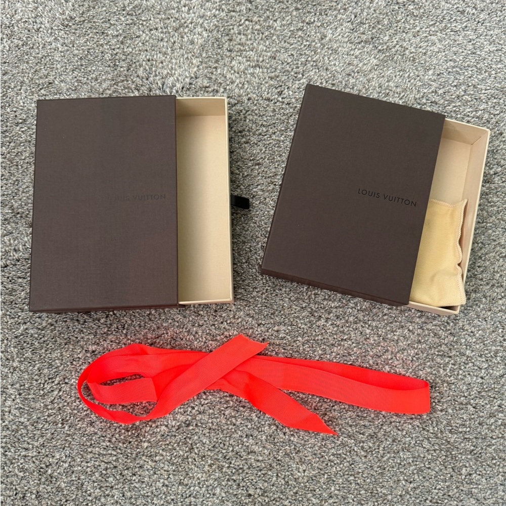 Two Louis Vuitton original boxes